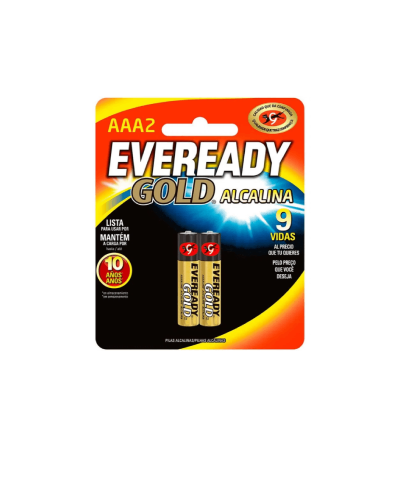 EVEREADY GOLD AAA TARJETA X2