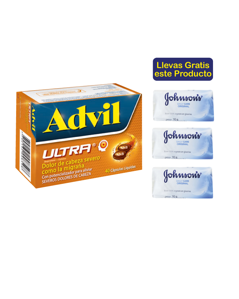 ADVIL ULTRA X40 GTS 3 JABON J&J