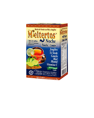 MIELTERTOS GRIPA NOCHE PANELA LIMON X 6 SOBRES