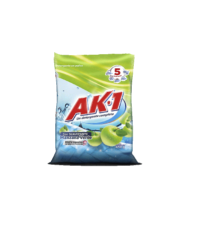 Detergente En Polvo AK-1 Manzana 800 g