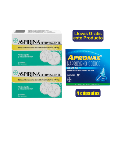 ASPIRINA EFERV X24 GTS 4 APRONAX GEL