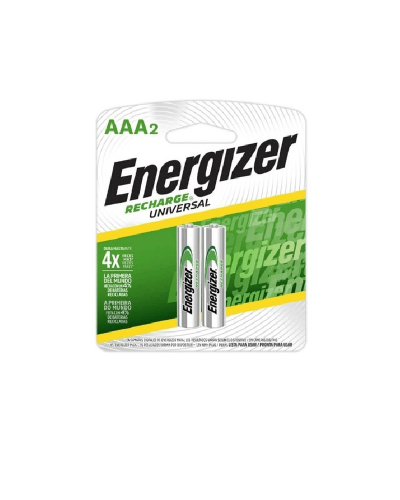 ENERGIZER RECARGABLE AAA TARJ X2